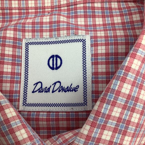 David‎ Donahue Mens Long Sleeve Button Up Shirt Size Large - Picture 4 of 6